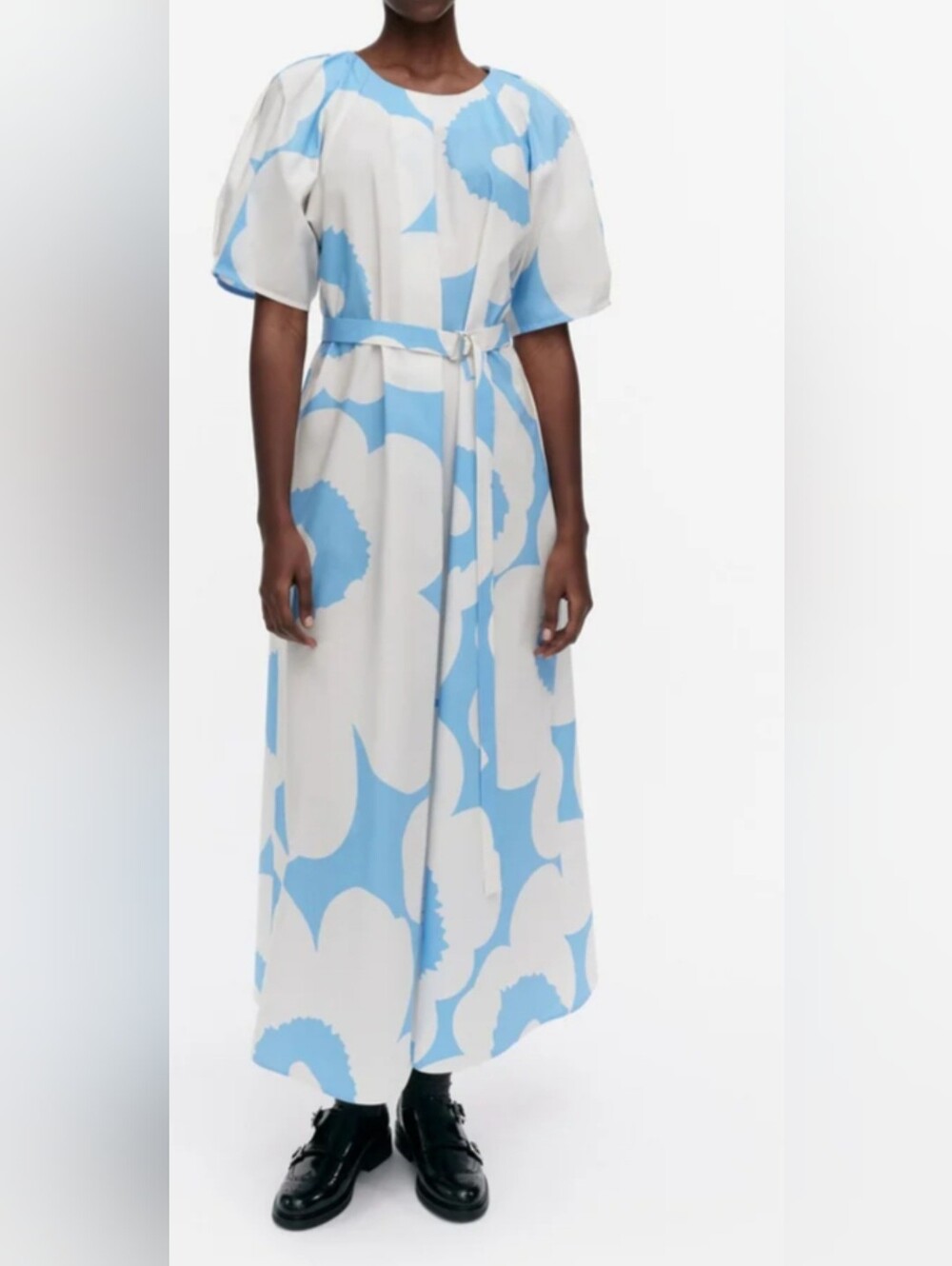 Marimekko Juhlinta Unikko Popline Maxi Dress. Retail Price $575 - Picture 2 of 8